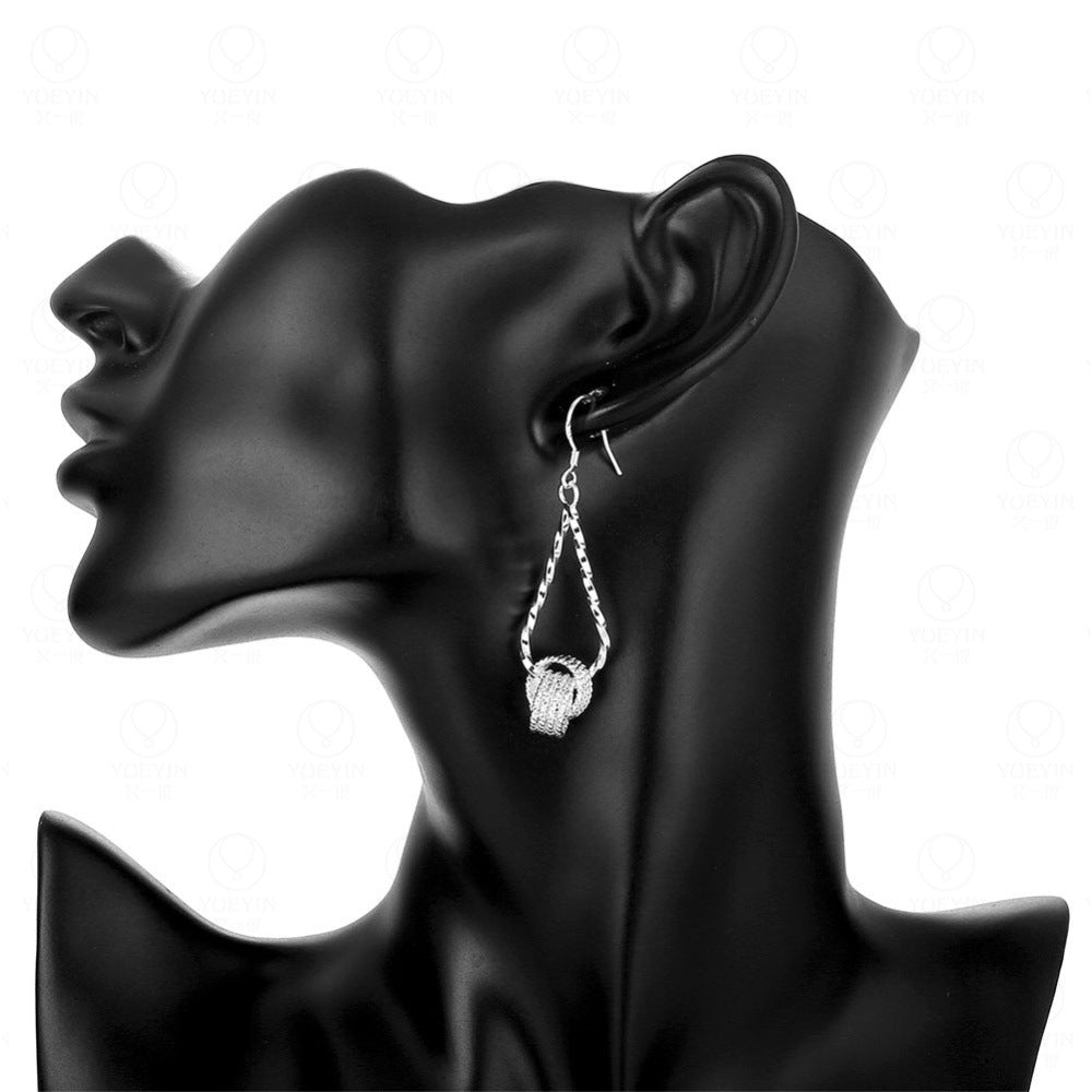 European and American jewelry popular Earrings High-end gift box