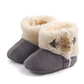 Fashion Winter Baby Boots Infant Girls Boys Warm Ankle Snow Boots Toddler Fur Plush Insole Buckle Boots Shoes