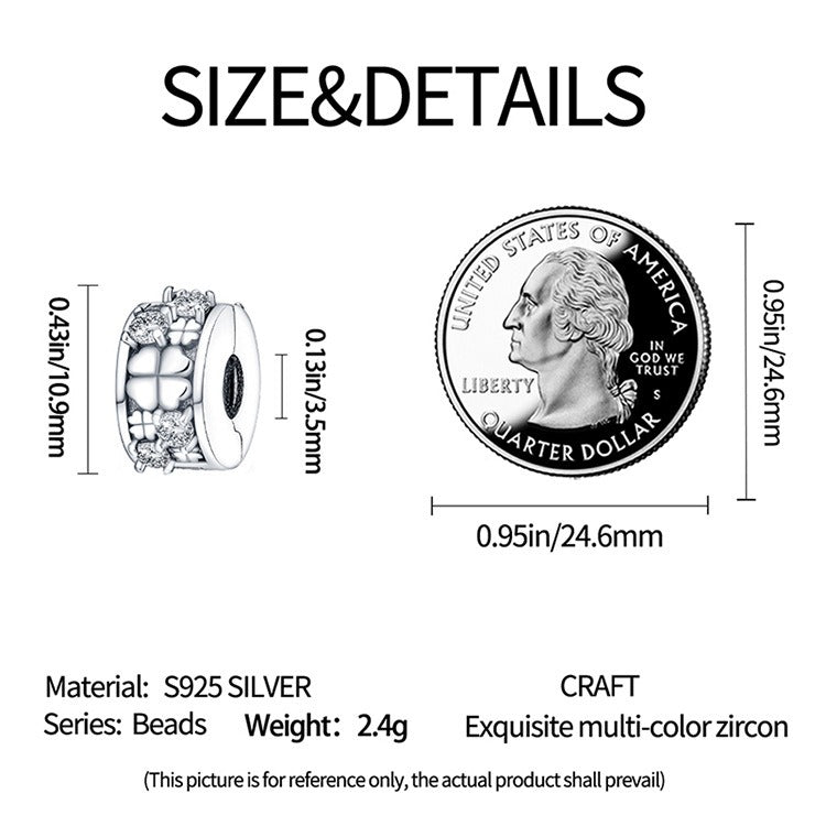 Lucky Clover Buckle DIY jewelry accessories beads