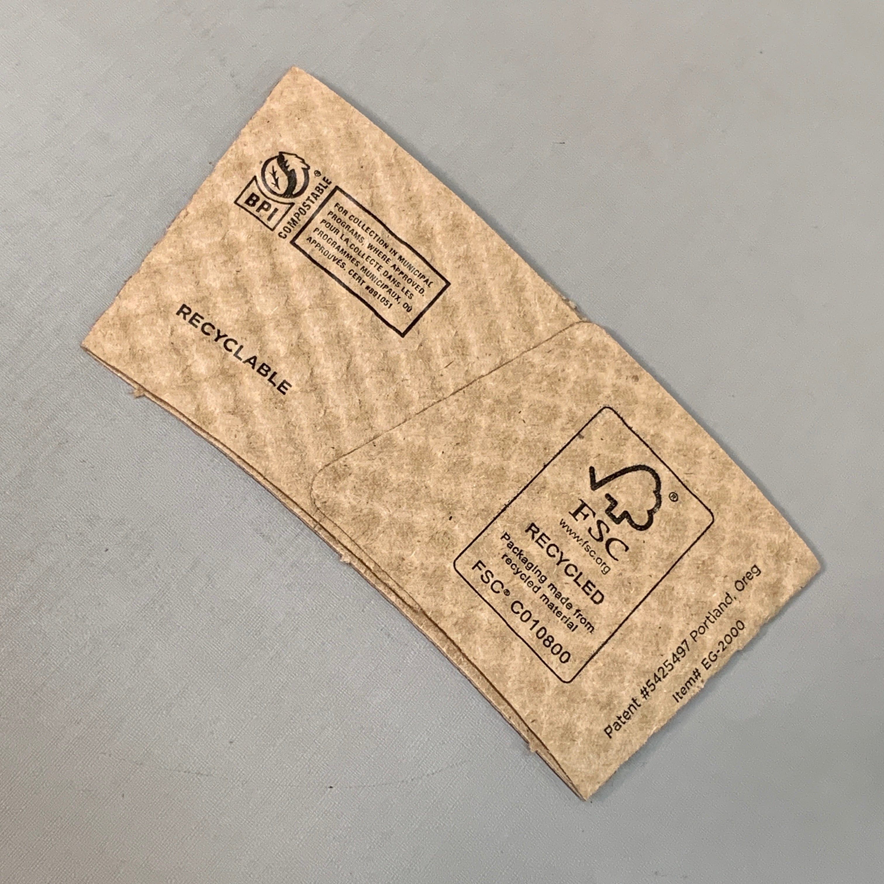 ECO-PRODUCTS 1300-PACK! Cup Covers Made from Sugarcane Compostable (New other)