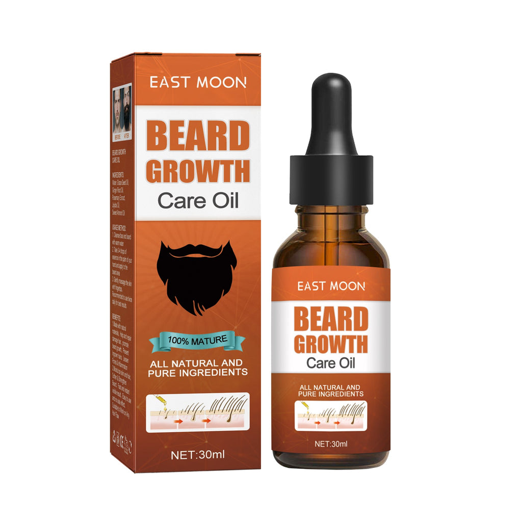Beard Growth Care Oil Strong And Dense Growth Men's Beard Nourishing Care Essential Oil