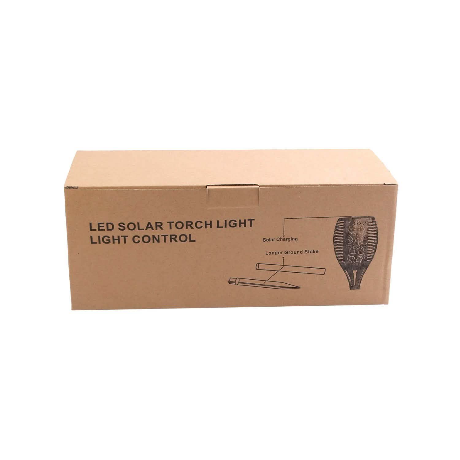 96 LEDs Solar Flame Torch Light