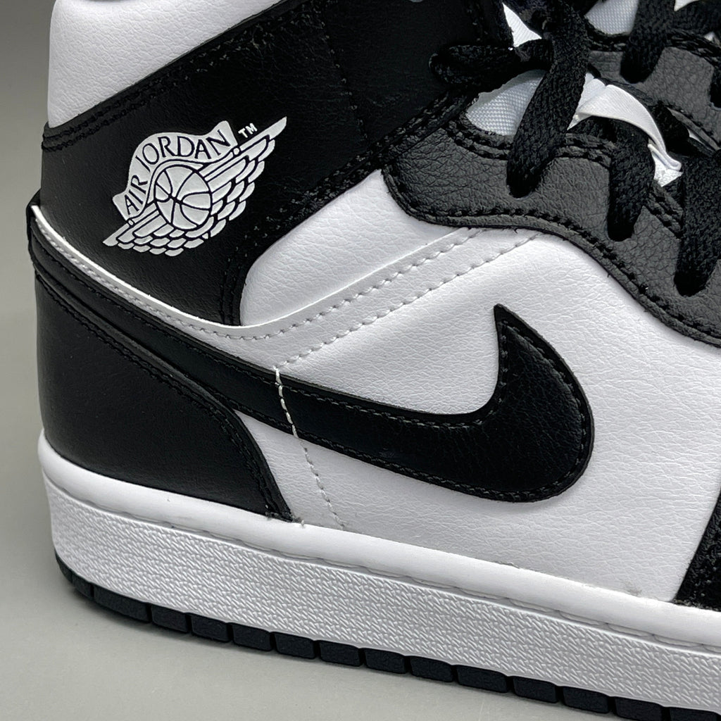 NIKE AIR JORDAN 1 Mid Panda Women's Sz 7 Black / White DV0991-101 (New)