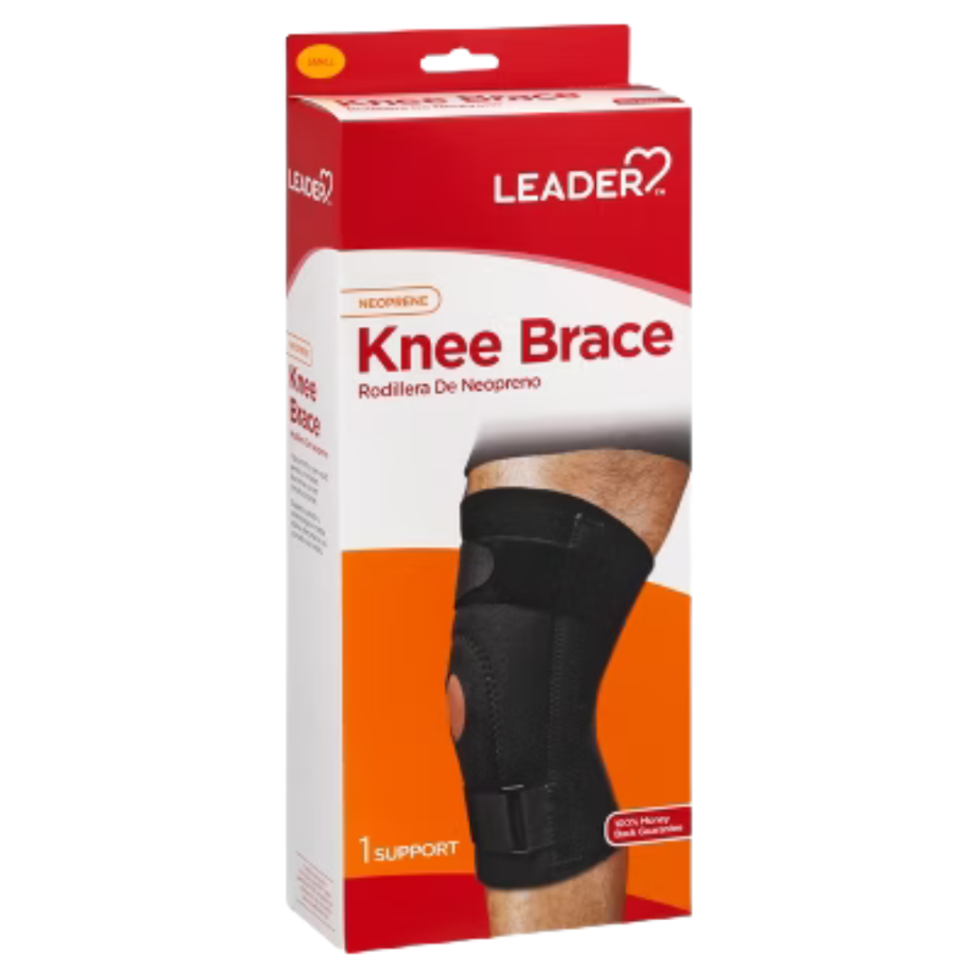 Leader Neoprene Knee Brace Small Black (1 Count)