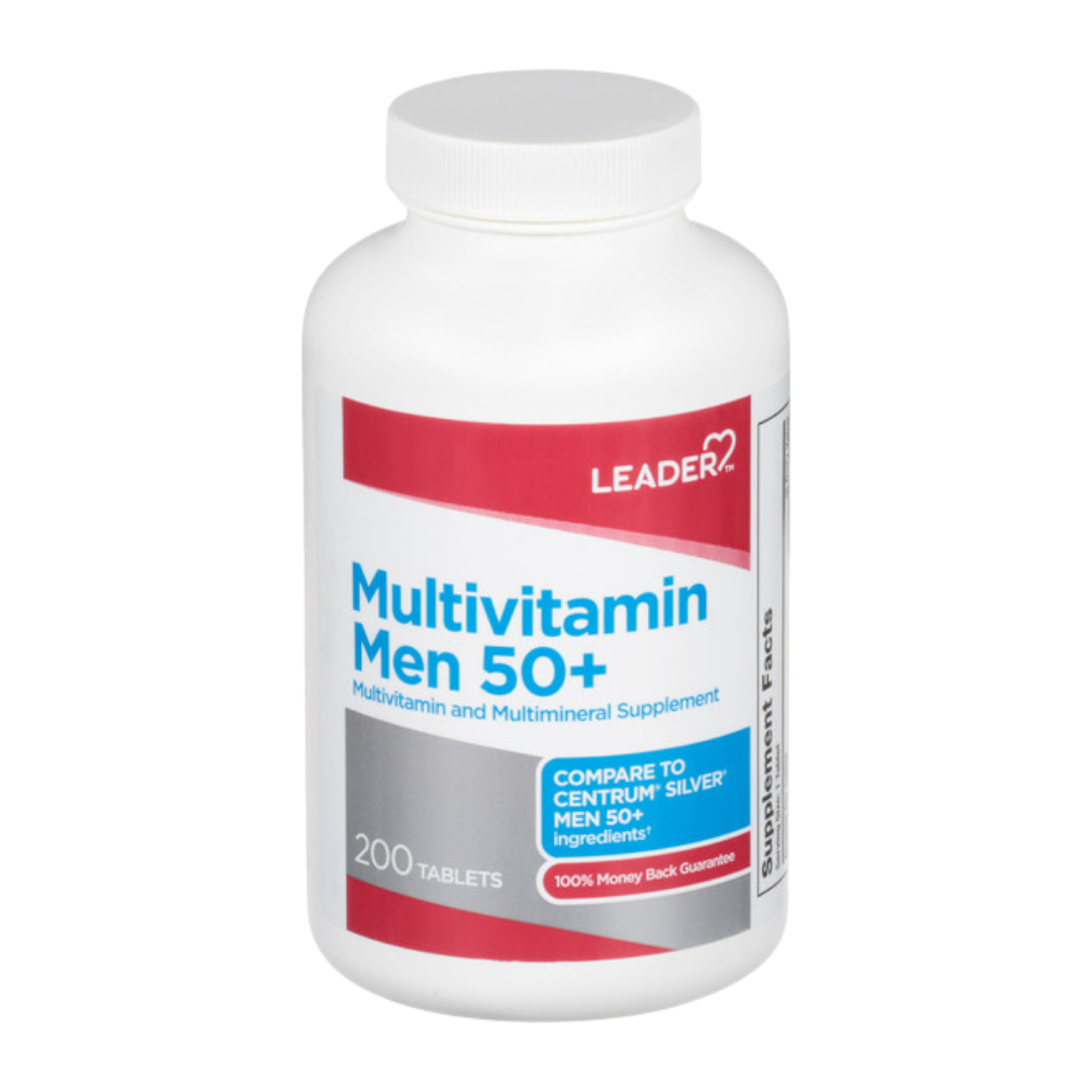 Leader Multivitaminas Hombre 50+ 200 Tabletas