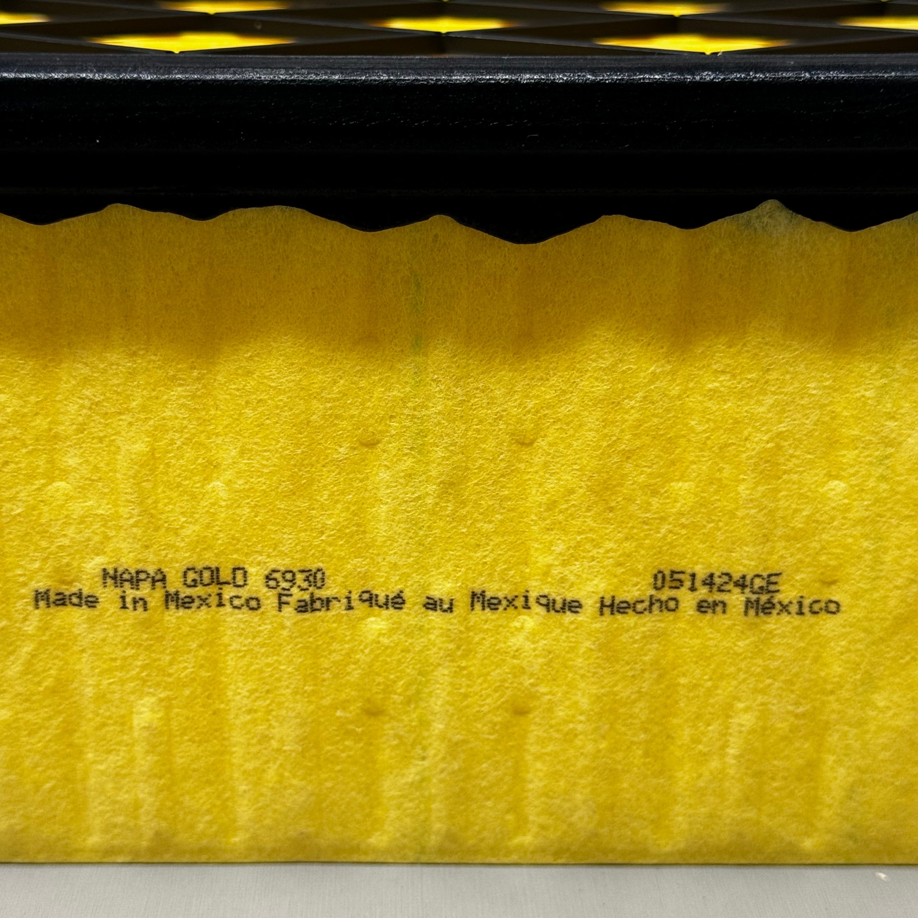 NAPA Gold Panel Air Filter High-Tear Strength Polyurethane Seal for Dodge 6930