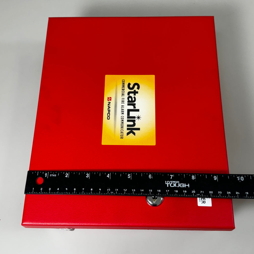 NAPCO Fire Alarm Communicator in Locking Metal Mercantile Enclosure SLELTEVCFBPS