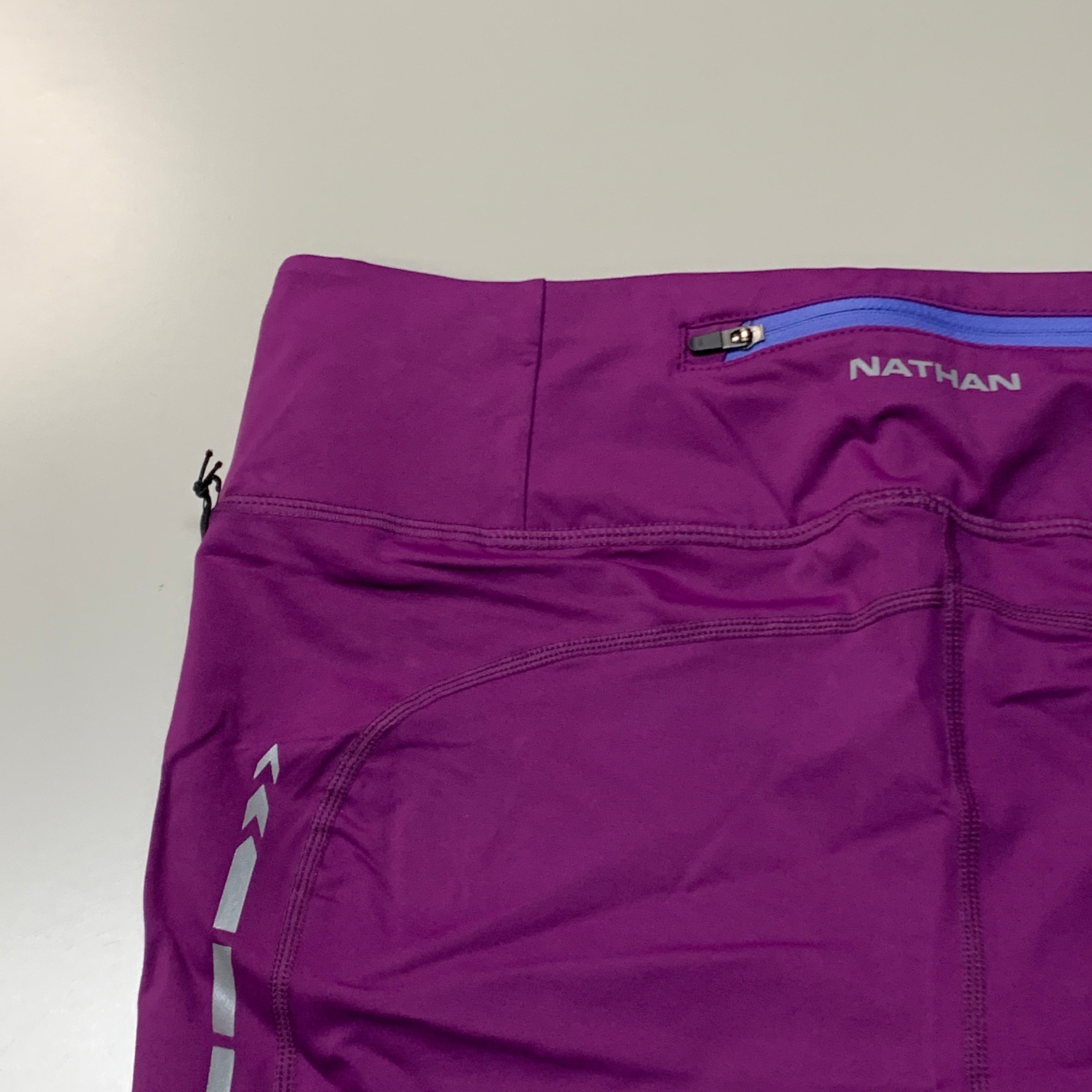 NATHAN Interval 3" Inseam Bike Short Women's Plum Size M NS51040-70030-M