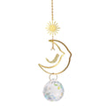 Garden Crystal Pendant Moon Star Sun Catcher New Product