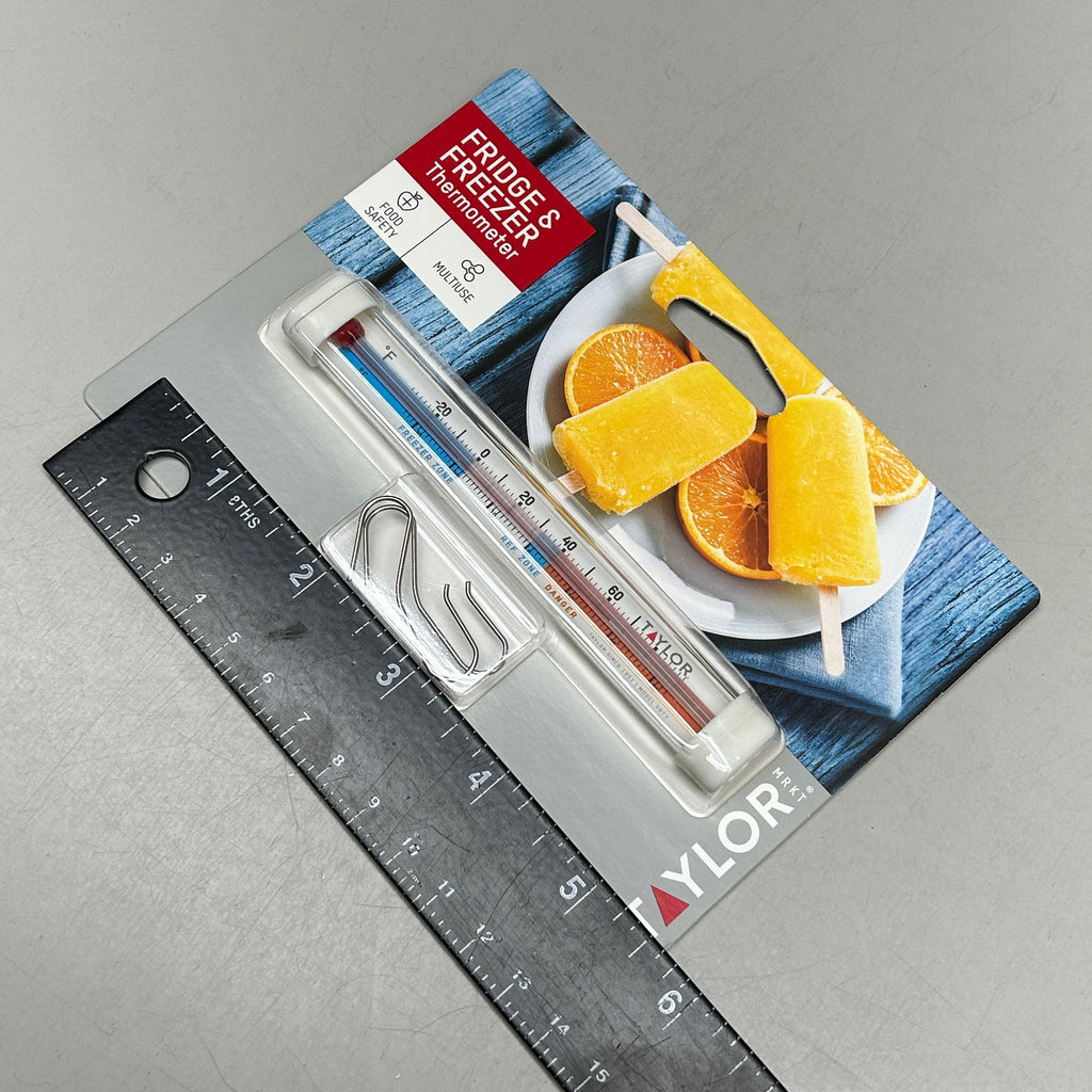 TAYLOR (2 PACK) Fridge/Freezer Thermometer Food Safety 5977N (New)