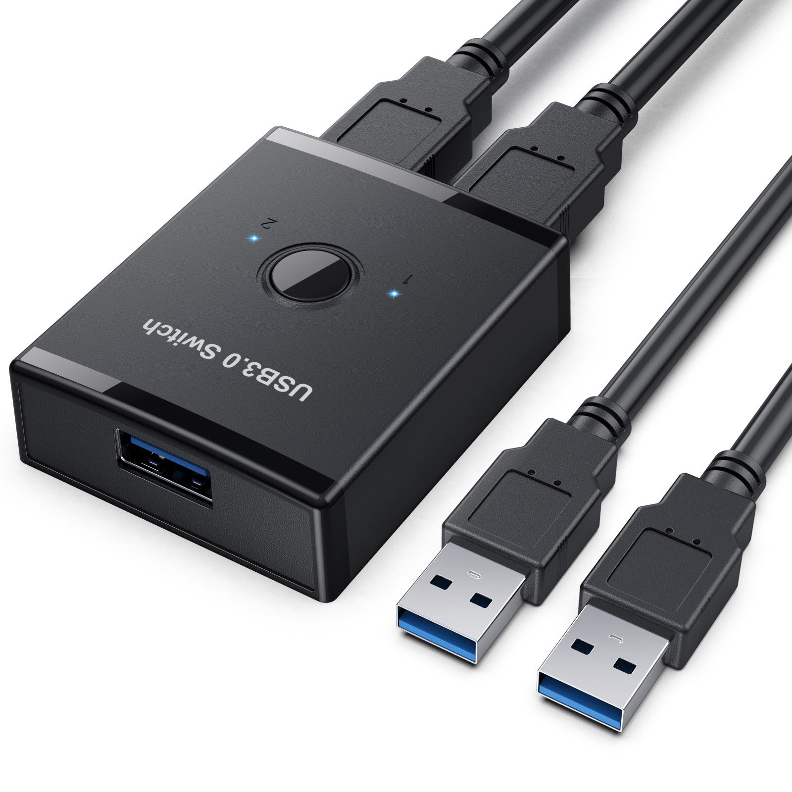 USB 3.0 Bidirectional Switcher Private Mode 2-in-1/1-in-2-in-1/2-in-1 Printer Sharer Distributor