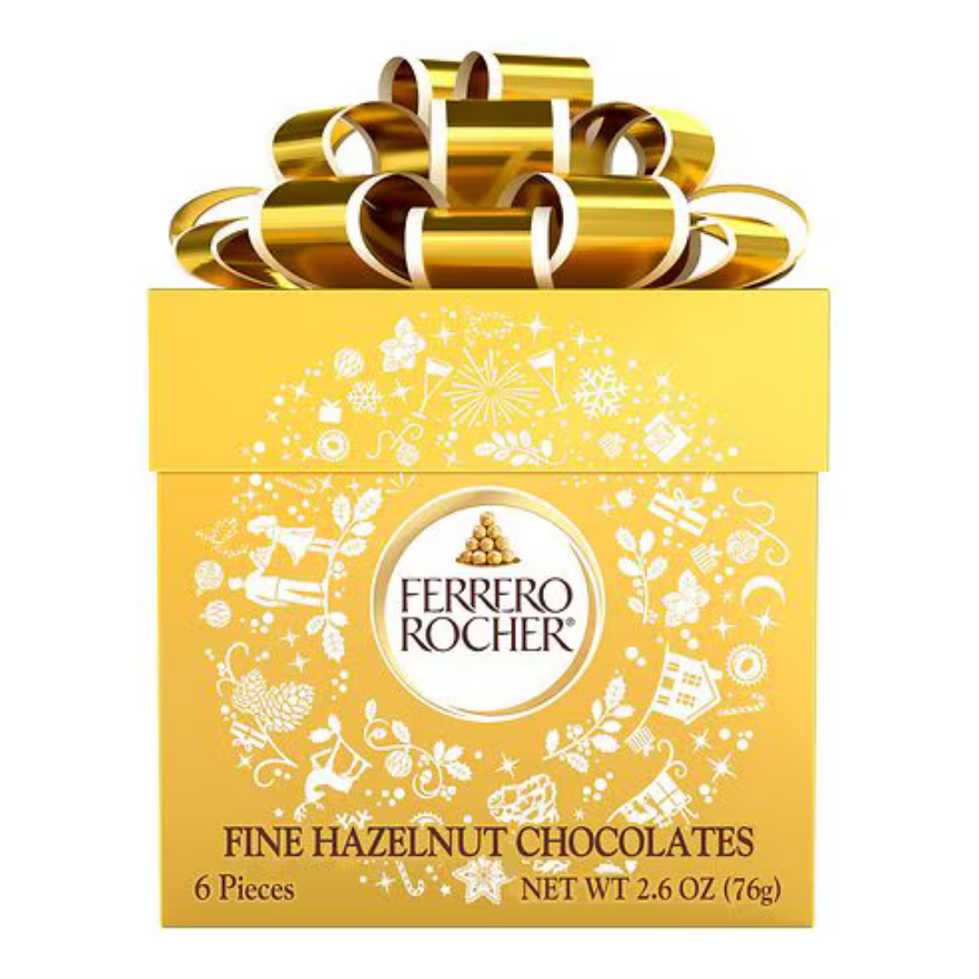 Ferrero Rocher Golden Gift Cube (6 ct)