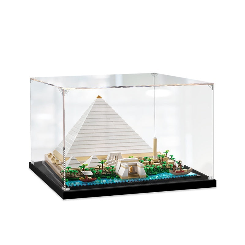 Egypt Khufgiza Great Pyramid Acrylic Display Box Transparent Hand-made Storage Box