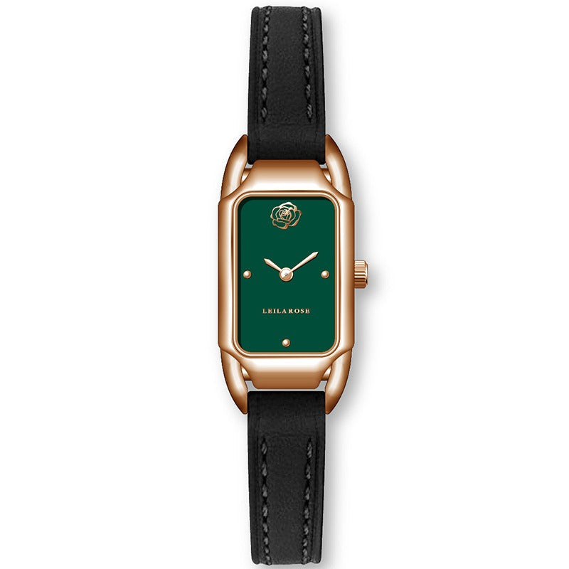 Women's Watch Brand Counter Brand Authentic Fashion Small Square Core Women's Watch Quartz Watch Popular