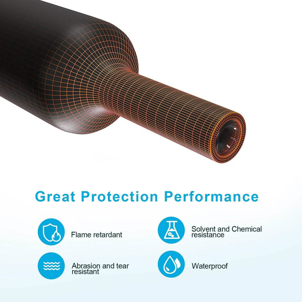 98Ft Heat Shrink Tubing Roll Waterproof Insulation Sealing