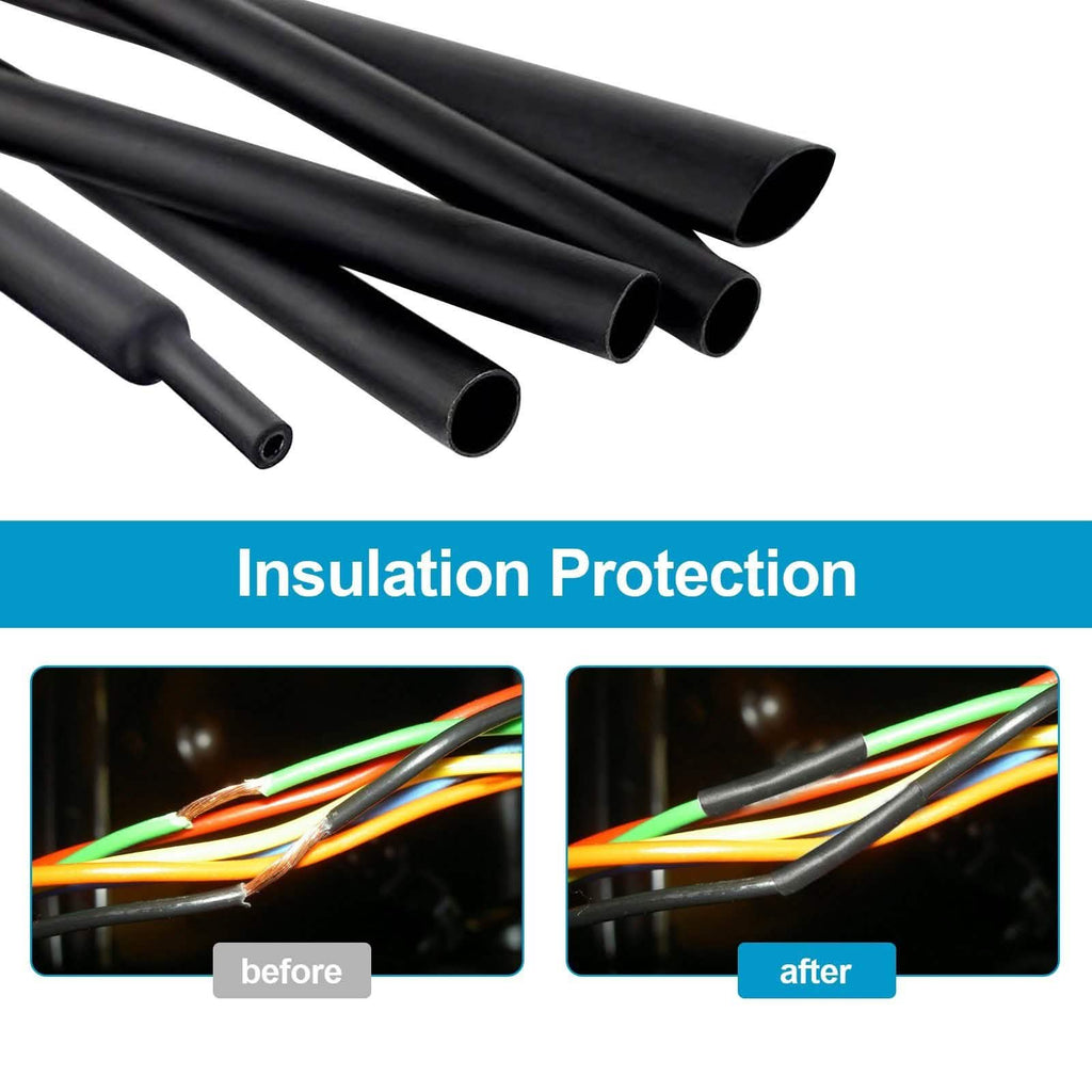 98Ft Heat Shrink Tubing Roll Waterproof Insulation Sealing