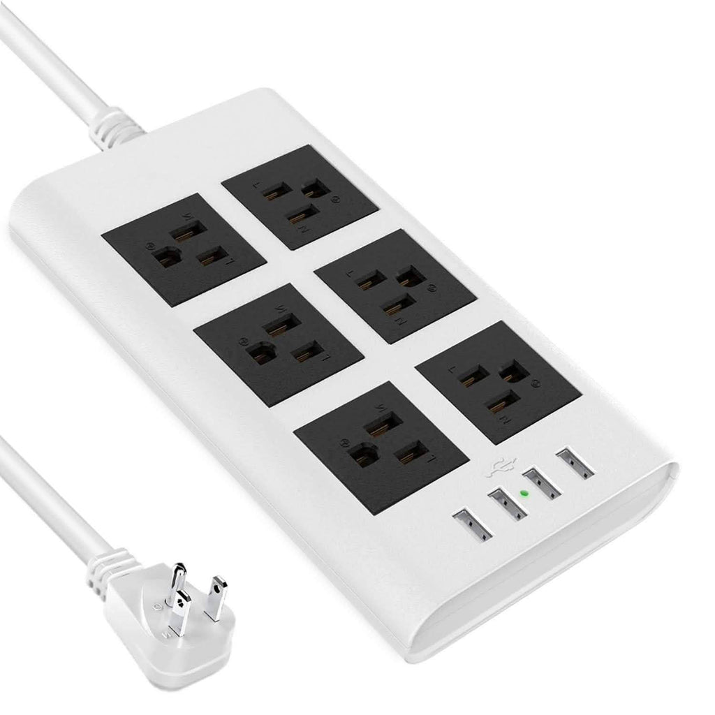 9.8ft USB Power Strip Surge Protector