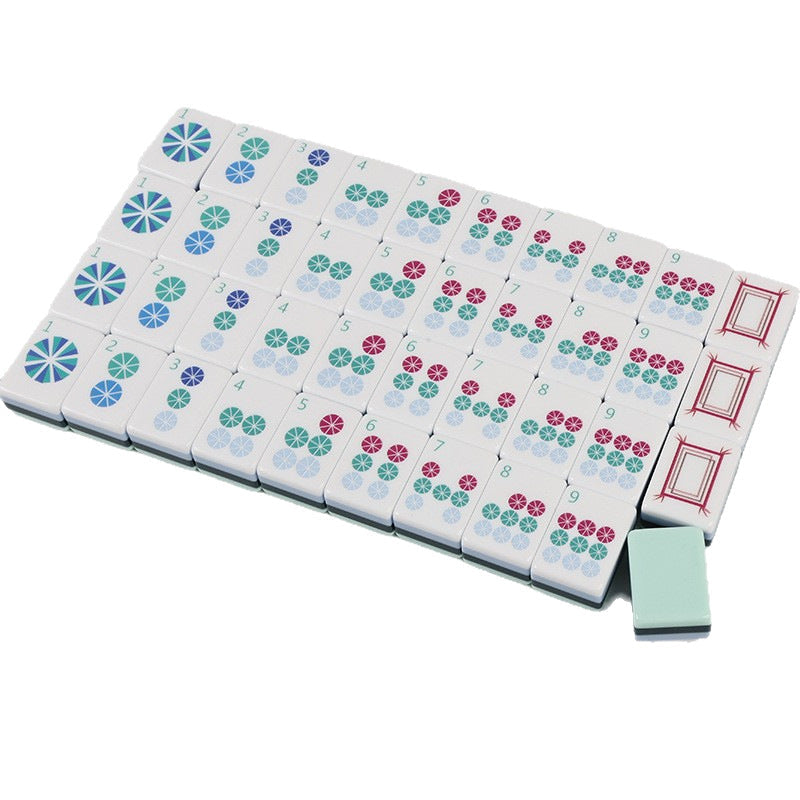 Acrylic Hand-rubbed American Mahjong Four-layer Color-matched Small American-style Tiles