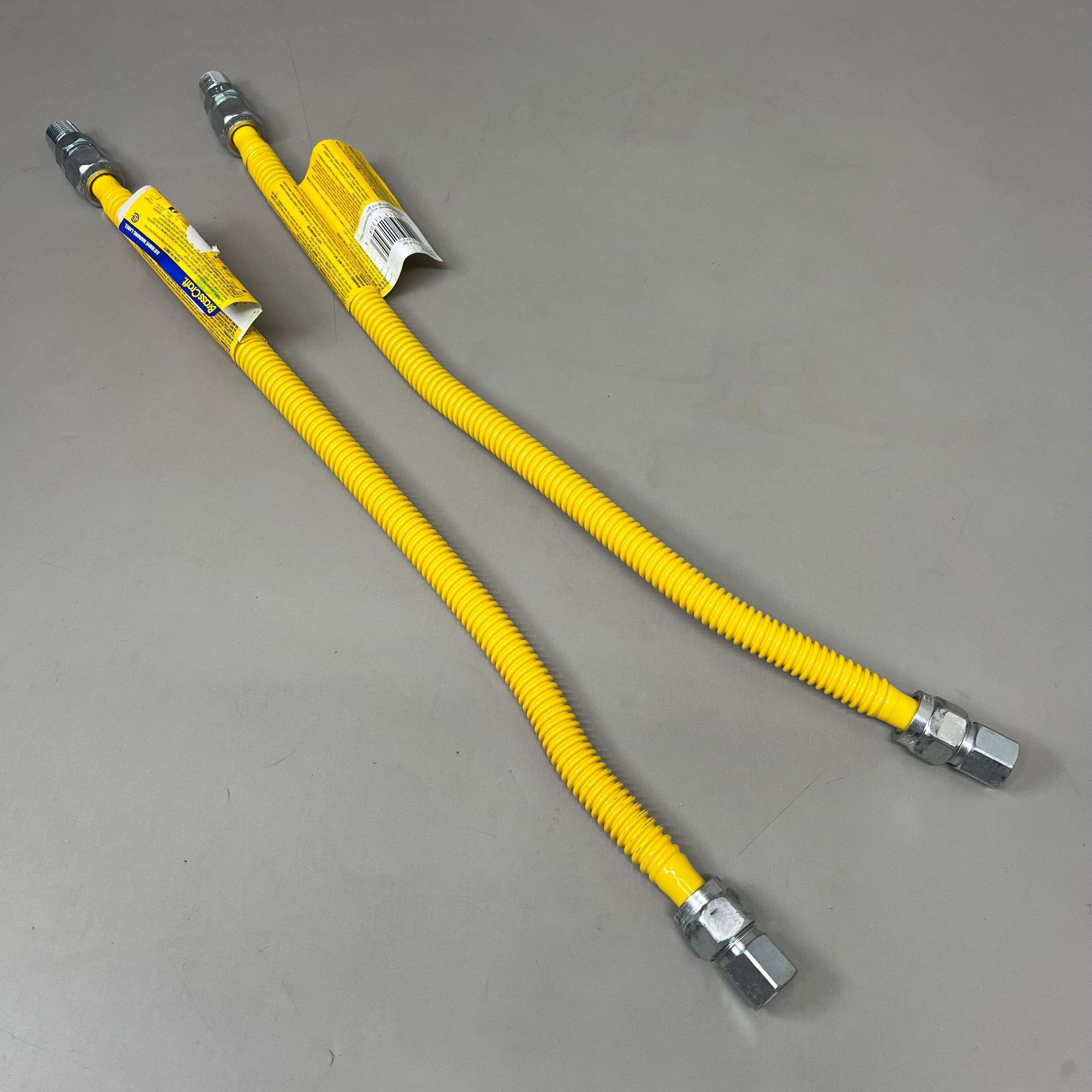 BRASSCRAFT (2 PACK) Gas Appliance Connector 1/2" FIP&MIP (5/8" O.D.) CSSC54-24