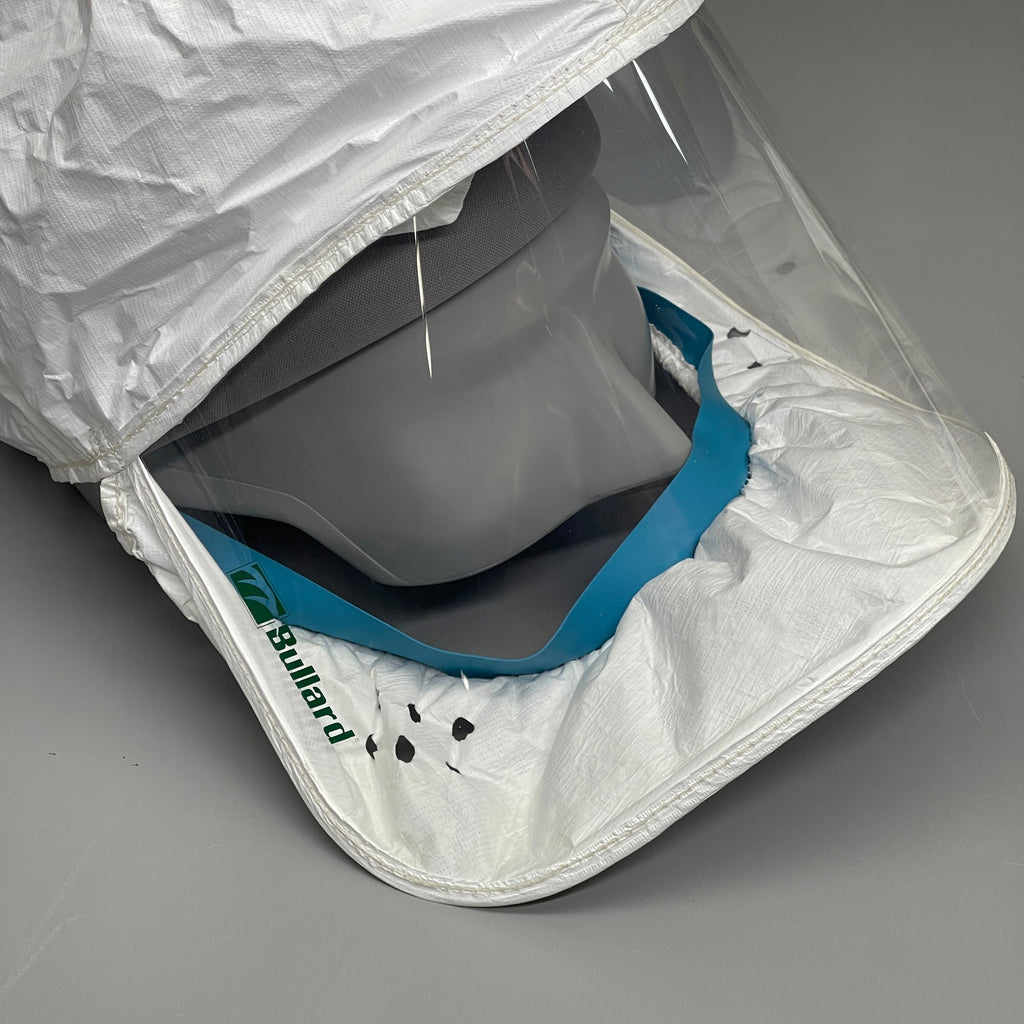 BULLARD (2 PACK) Respirator Hood FacePiece Medium 20LFL (for CC20 or PA20/PA30) 8/2011 (New / Old Stock)