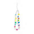 Minimally colored daisy fruit phone chain accessories creative mushroom bead bag pendant keychain