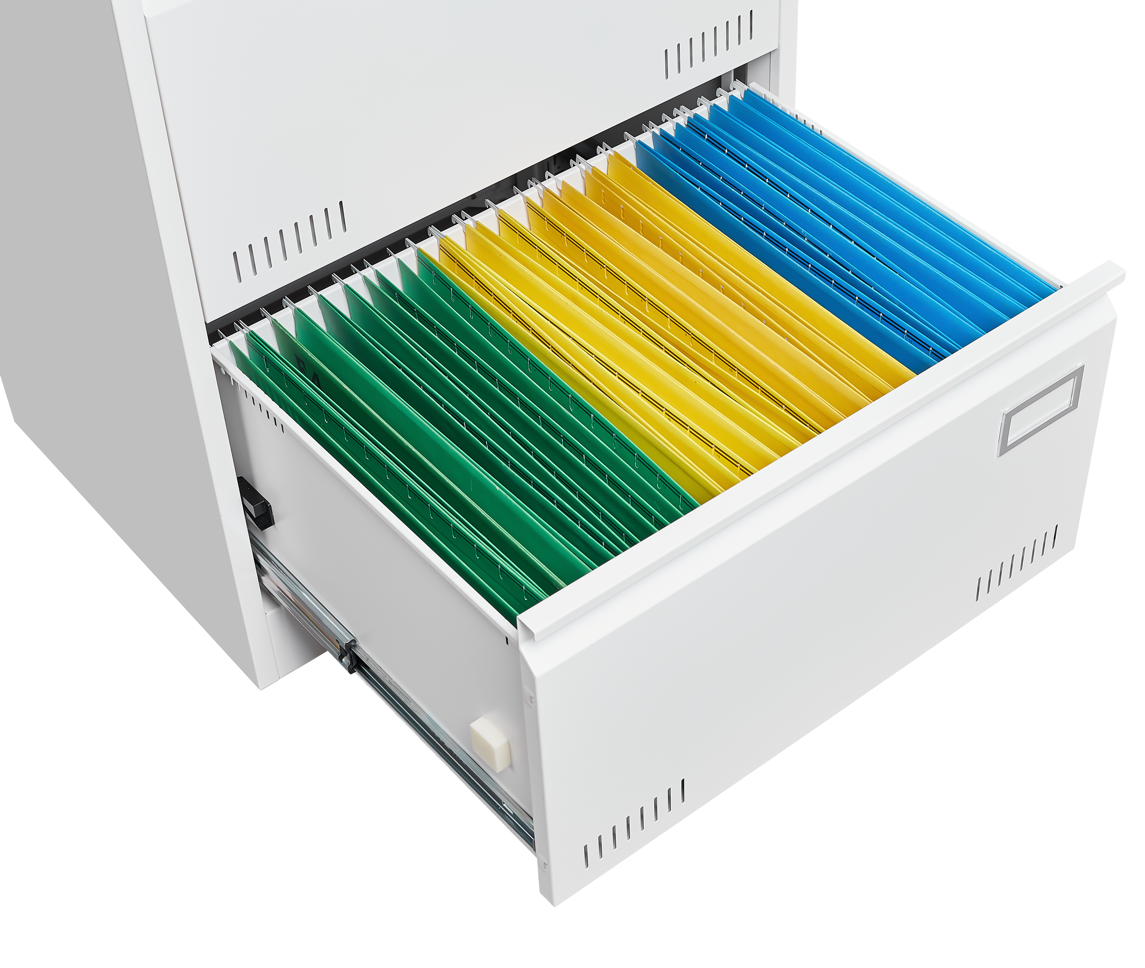 Horizontal file cabinet, 2 drawers, white file cabinet with lock, metal file cabinet with lock, 3 drawers, legal office cabinet
