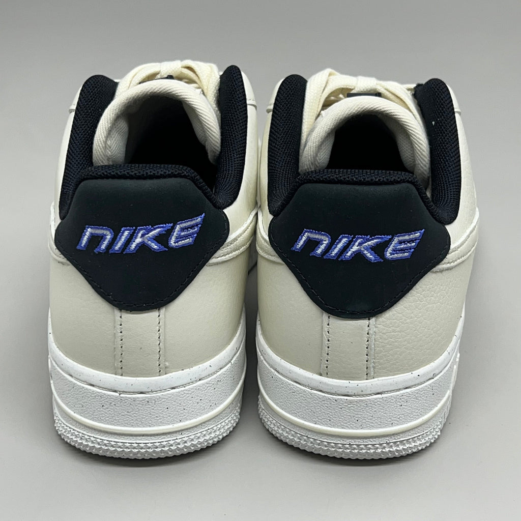 NIKE Air Force 1 07' LX Leather Sz Women's 9 Sail/Coconut Milk-Black DZ2708 101