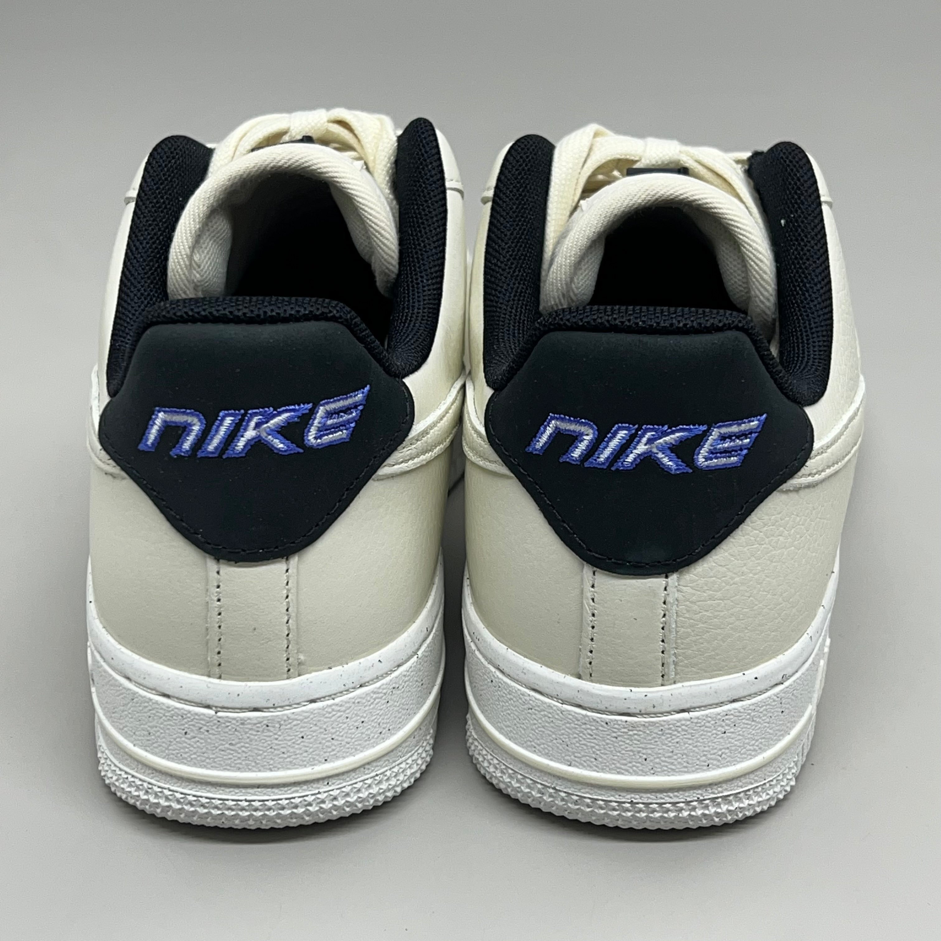 NIKE Air Force 1 07' LX Leather Sz Women's 9 Sail/Coconut Milk-Black DZ2708 101