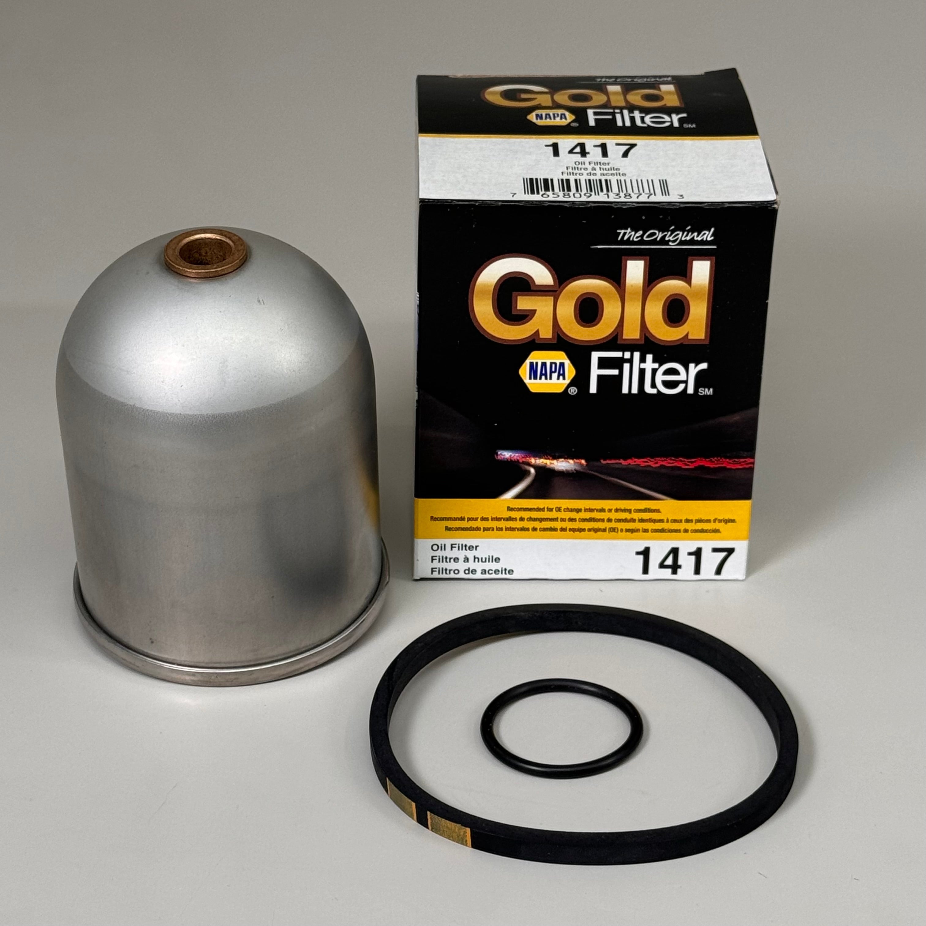 NAPA The Original Gold Filter Cellulose Media Material w/ Gaskets for Mack 1417