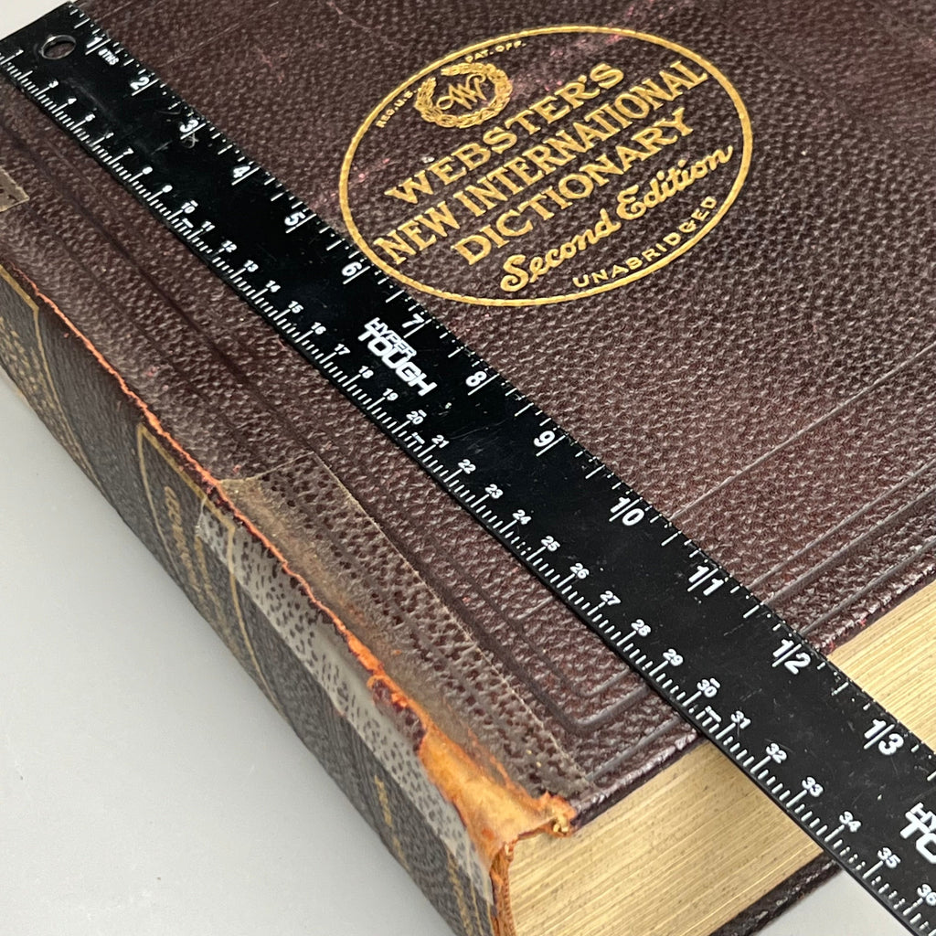 Collection of WEBSTER’S NEW INTERNATIONAL DICTIONARY Second Edition & Book Techniques of RADIOBIOCHEMISTRY (Used)