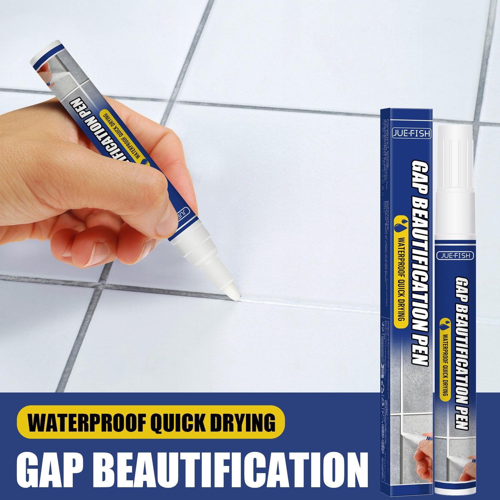 Beauty Sewing Pen Living Room, Bedroom, Bathroom Floor, Sink, Tile Crevice, Beautification Waterproof Stain Remover Pen
