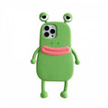 Funny Silicone 3D Frog Phone Case For IPhone 14 13 11 12 Pro Max XS XR X 7 8 Plus SE Cartoon Cute Shockproof Bumper Cover