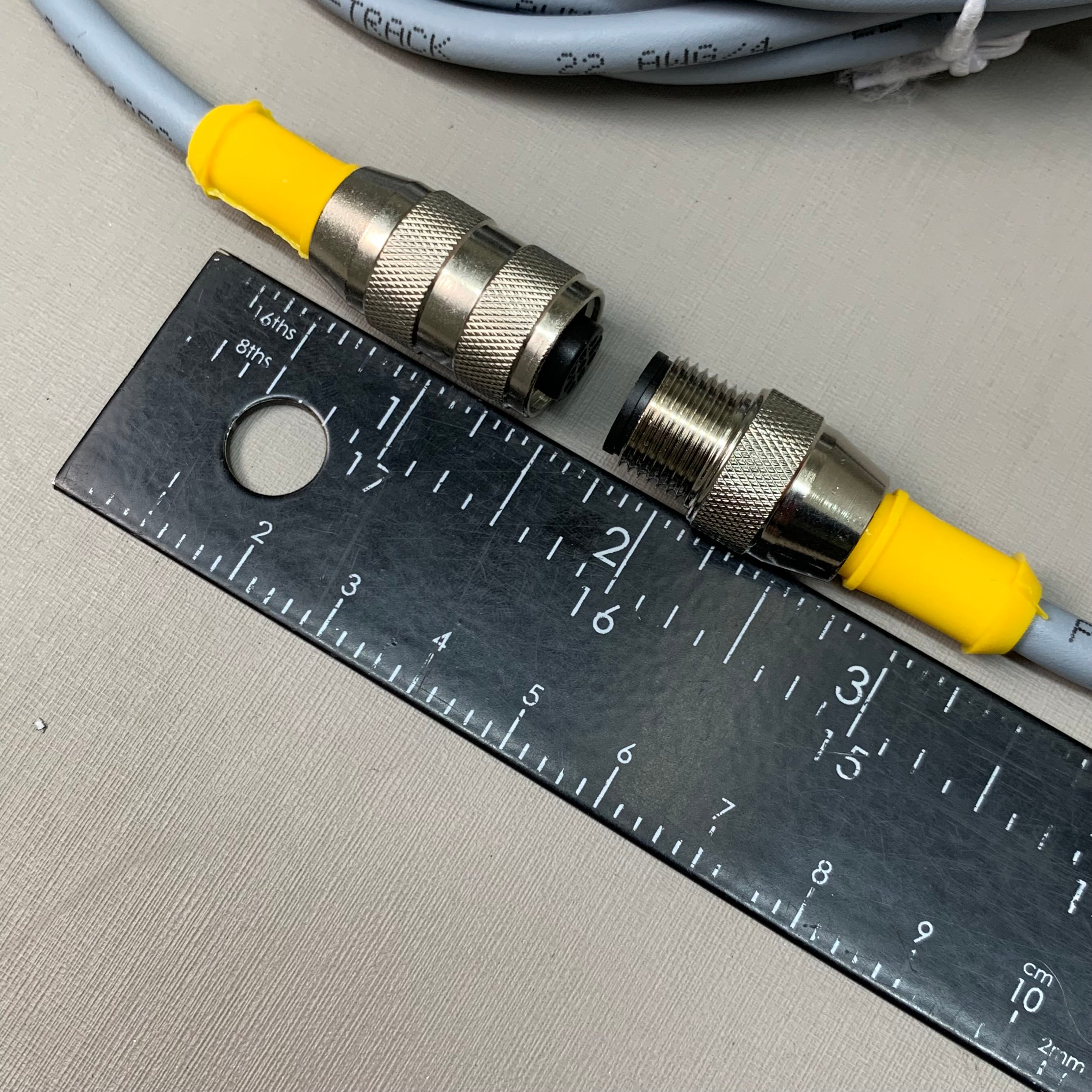 TURCK Euro Fast Cordset 6.5" x 5" Grey RK4T-8