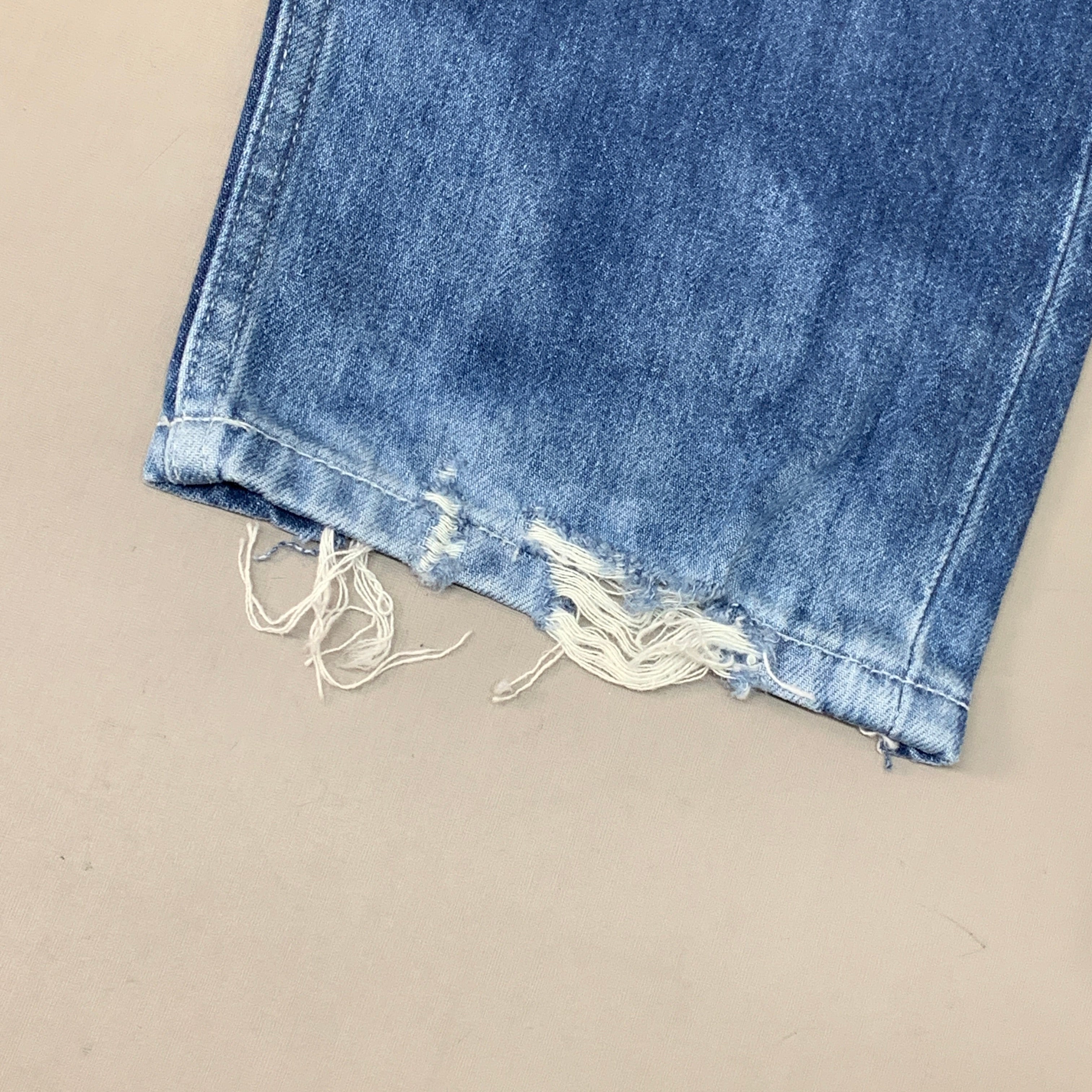 ETICA Tyler Vintage Straight Crop Jeans 100% Cotton Shipwreck Size 26 EW178114A