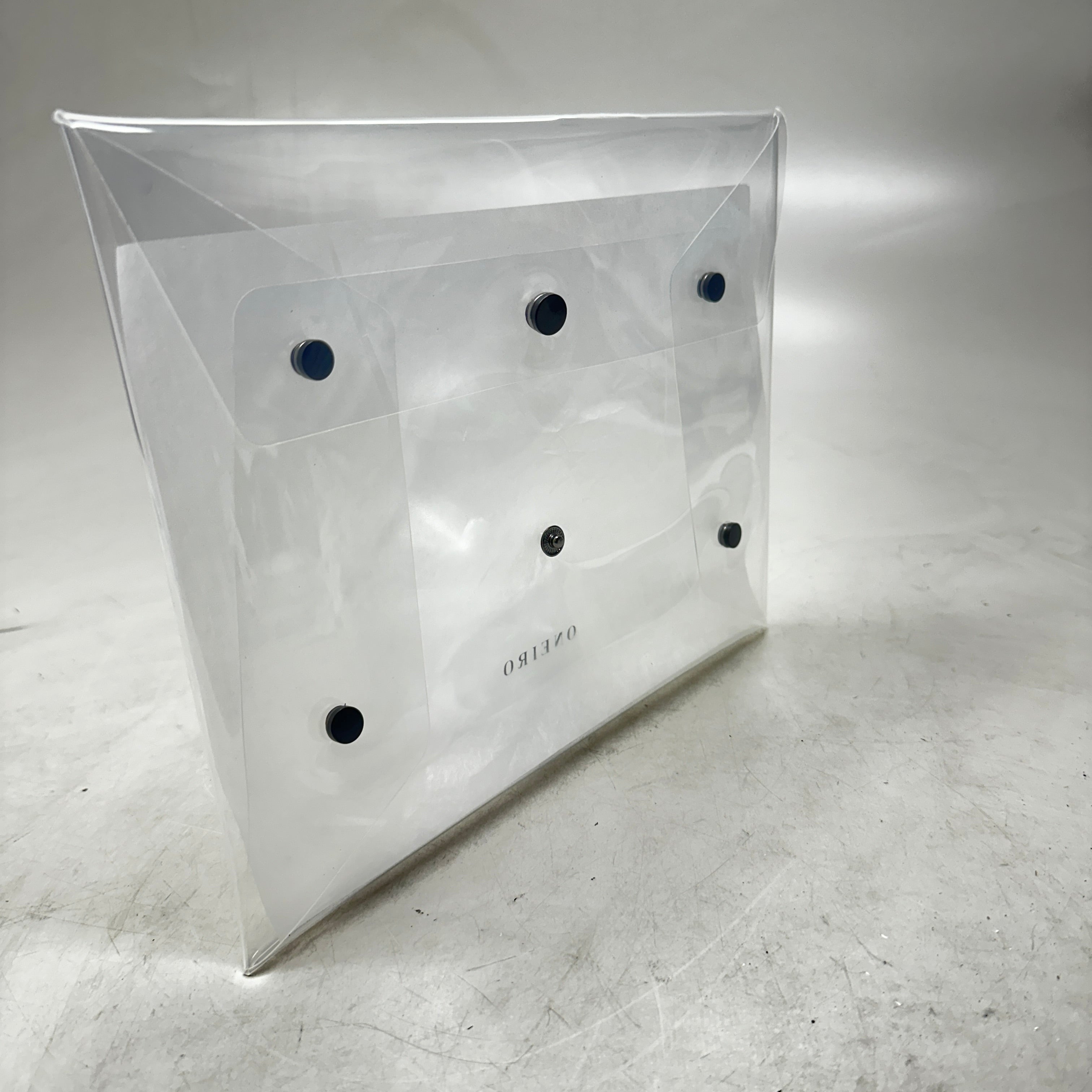 ONEIRO Clear Multipurpose Clutch Waterproof Travel Pouch 8" x 10" (New)
