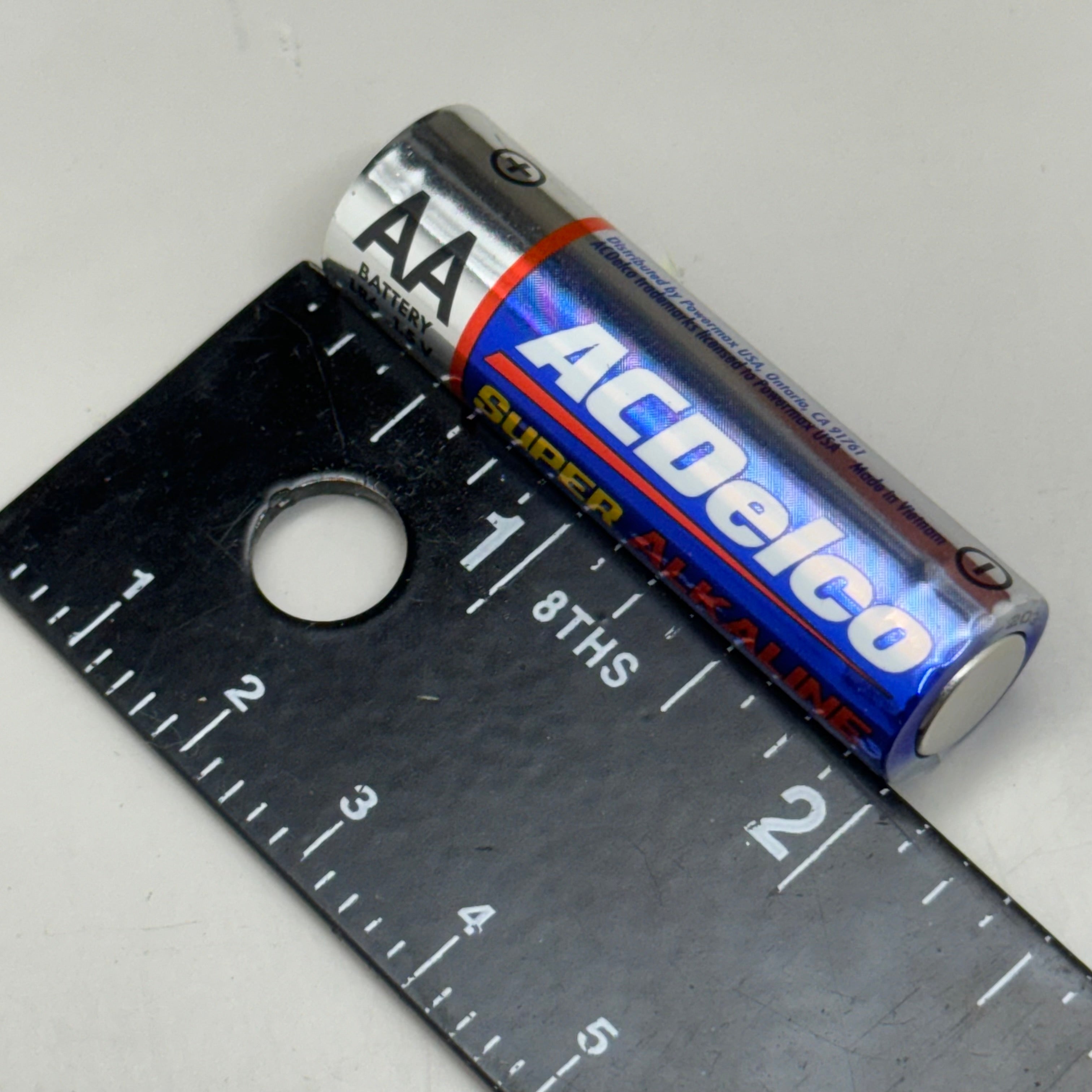 ACDELCO (5 PACK, 5 BATTERIES EACH) Alkaline Batteries AA 2”Lx1/2”W Gray/Blue