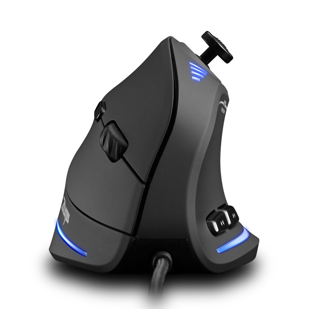 Master C18RGB Vertical Mouse Grip Ergonomic Joystick Game Wired Mouse Notebook Mouse
