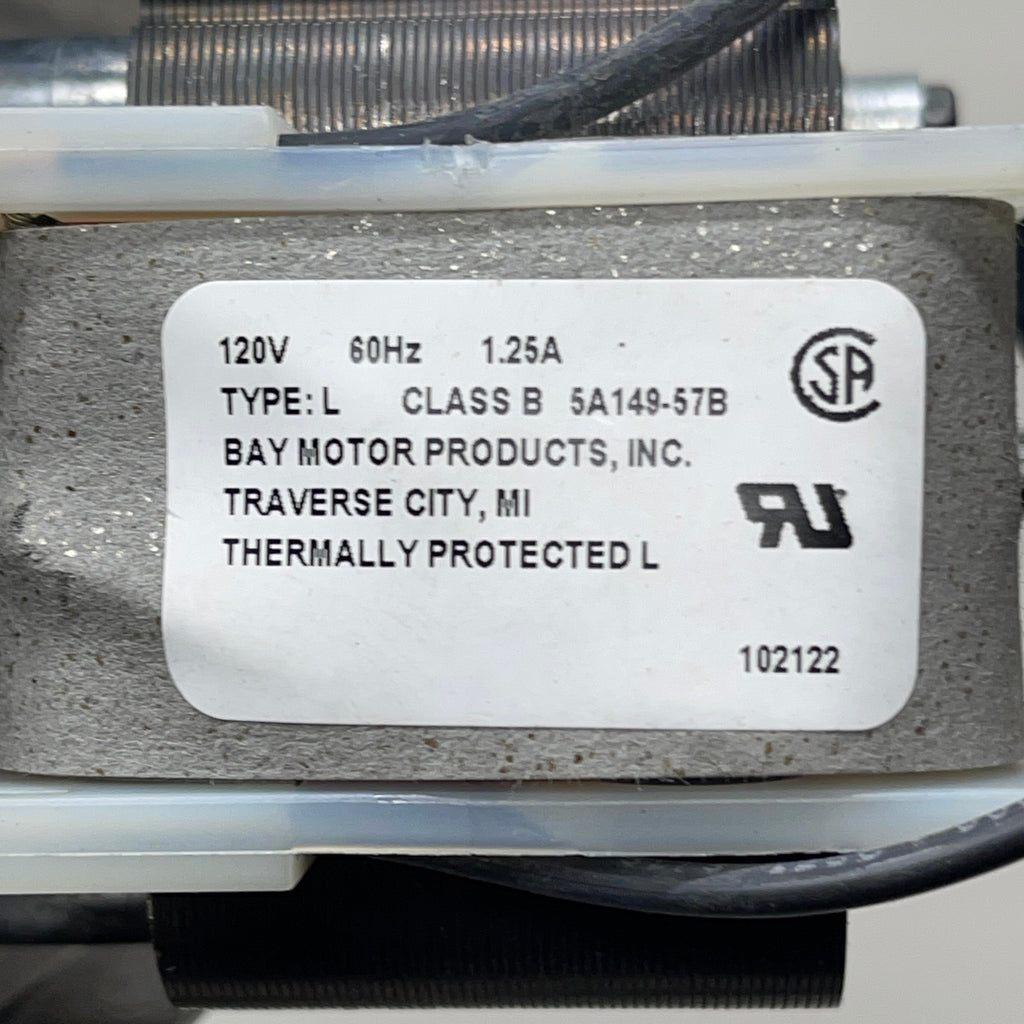 BAY MOTORS Evaporator Fan Blower 2-3/8" Dia 120CFM 1/75 hp 120V AC 1 Phase 4YJ30