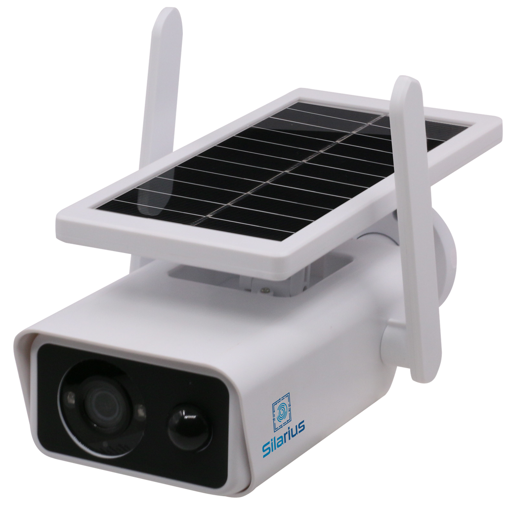 Silarius SIL-SOLARB3MPWIFI36 Bullet 3MP 3.6MM Solar Powered WiFi Camera (external removable 3W Solar Panel)
