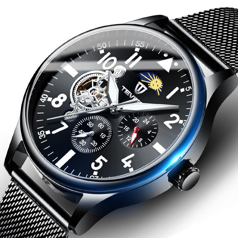 Men's Watch Waterproof Fashion Watch Campus Trend Student Mechanical Watch