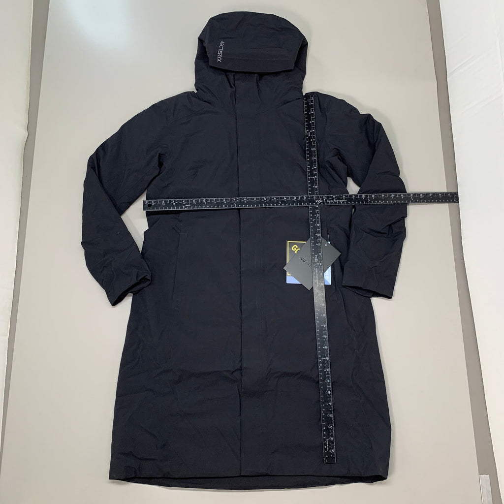ARC’TERYX Goose Down GORE-TEX Long Patera Parka Coat Women's Sz L Black 29652