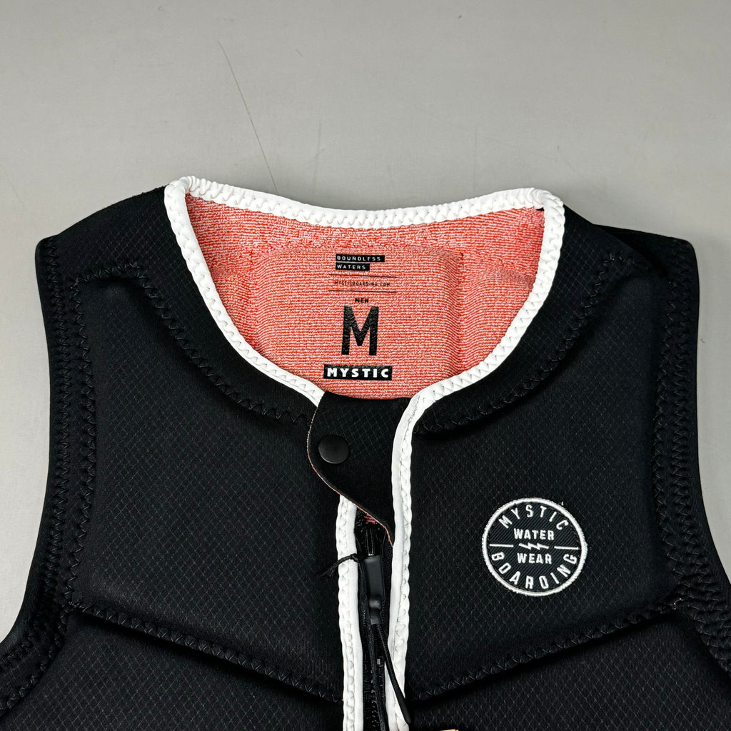 MYSTIC Foil Surfing Impact Vest Fzip Kite NBR Foam Sz M Black 35005.220140