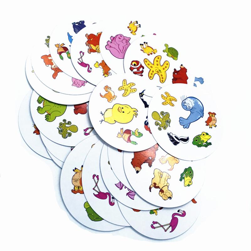 New 4 Version Spot Game it Spot Card Board Game Kids Gift with Metal Box