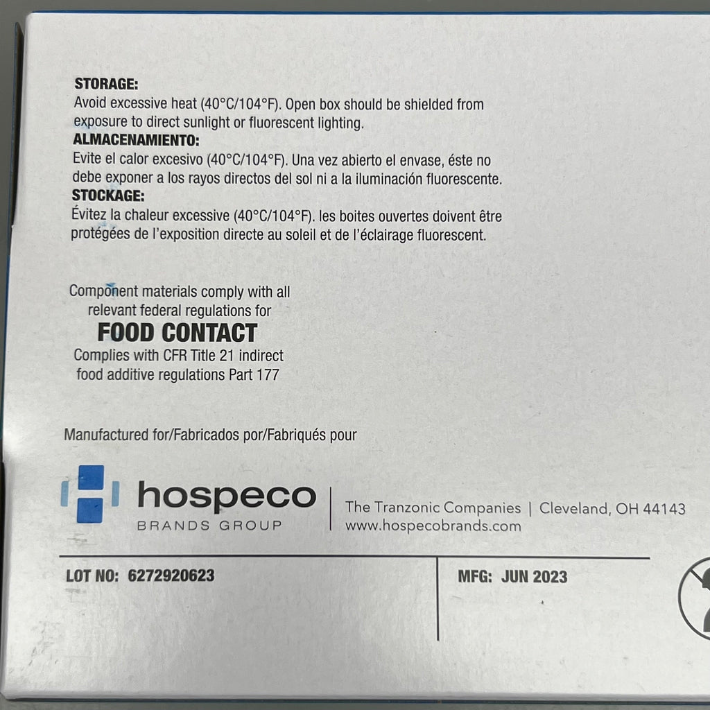 HOSPECO NPF (1,000 PACK) Nitrile Powder Free Exam Gloves Sz S Blue GL-N106FS