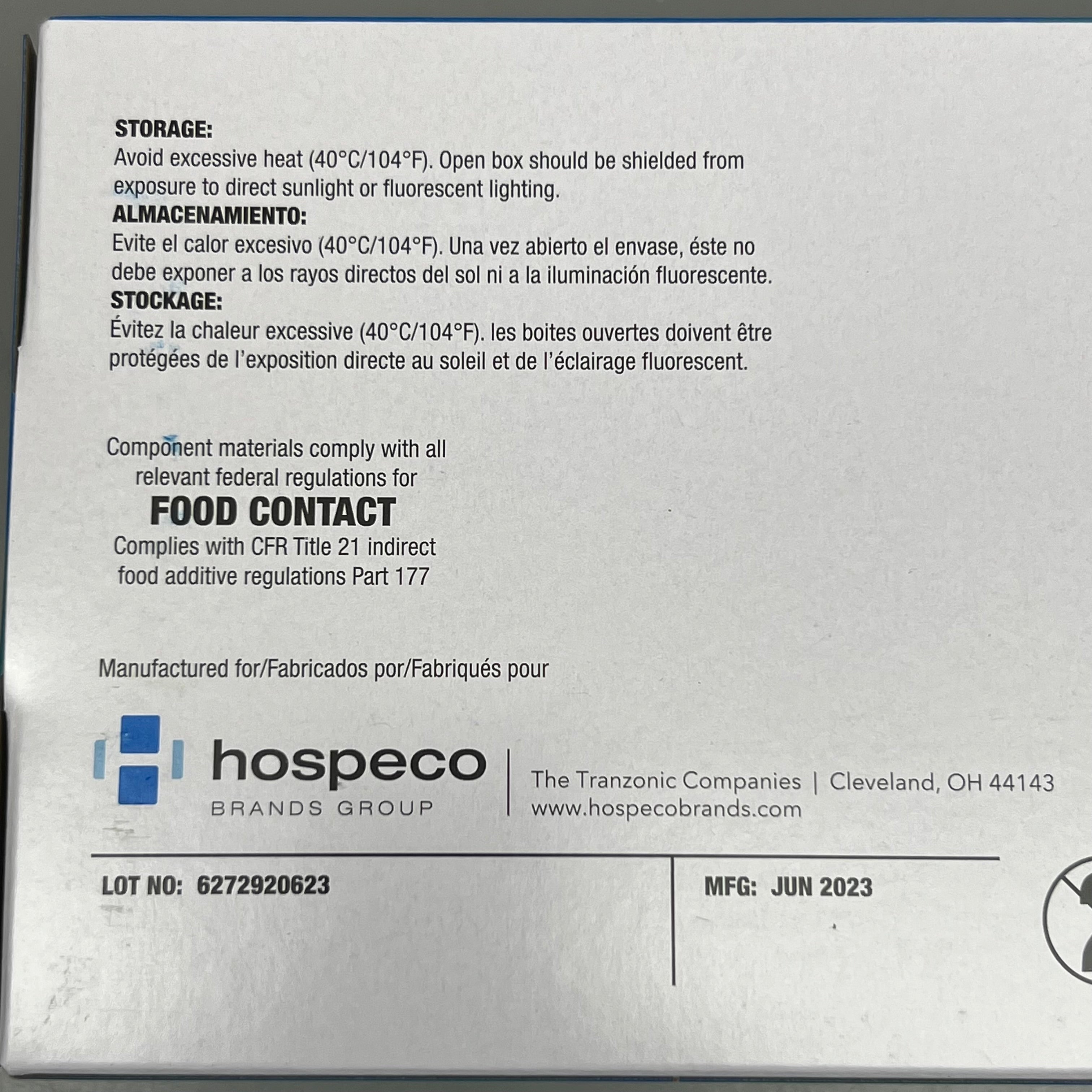 HOSPECO NPF (1,000 PACK) Nitrile Powder Free Exam Gloves Sz S Blue GL-N106FS