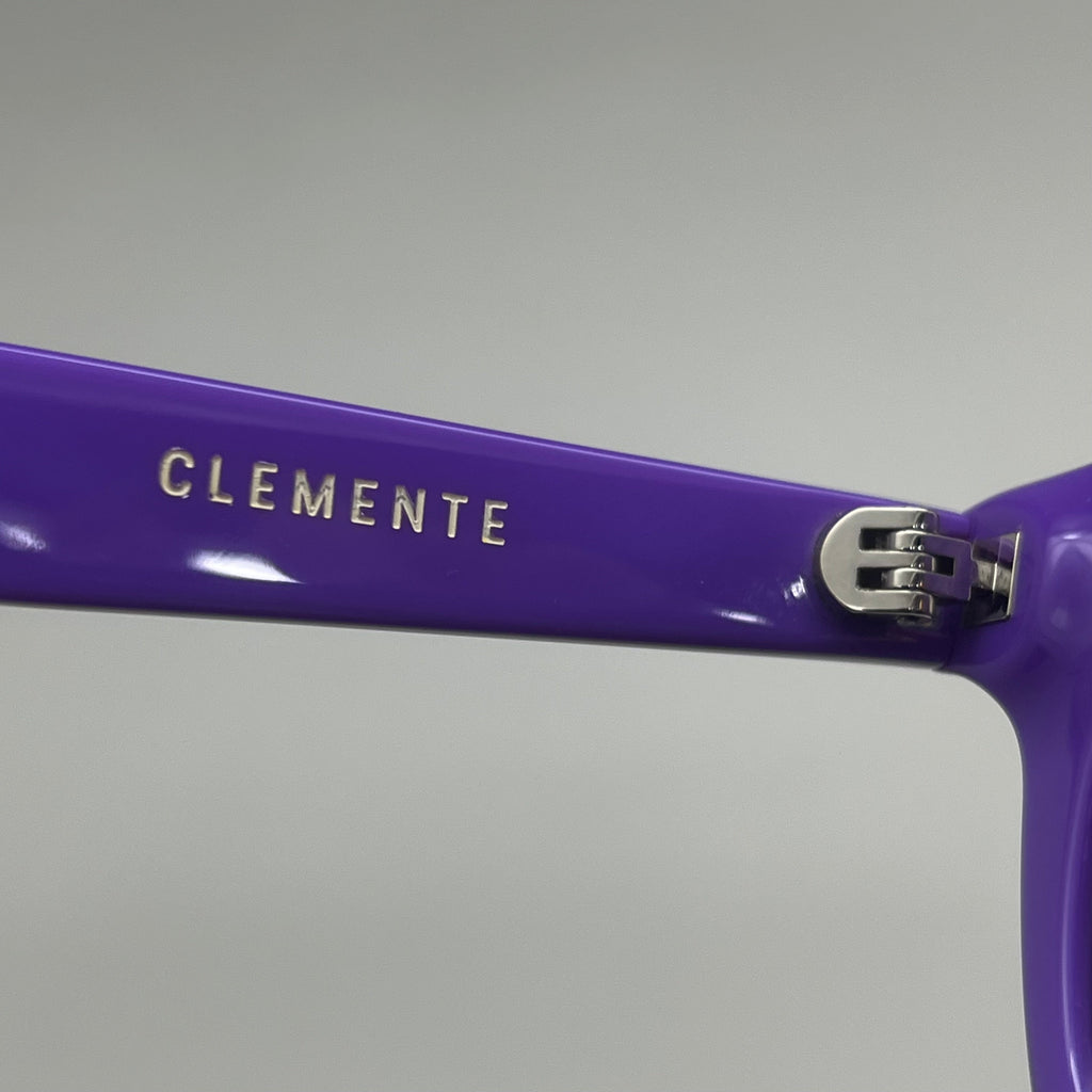 FRIDA MAE CHEEK Clemente Round Polarized Lens Sunglasses Purple SUN-ROUND-PUR AS-IS