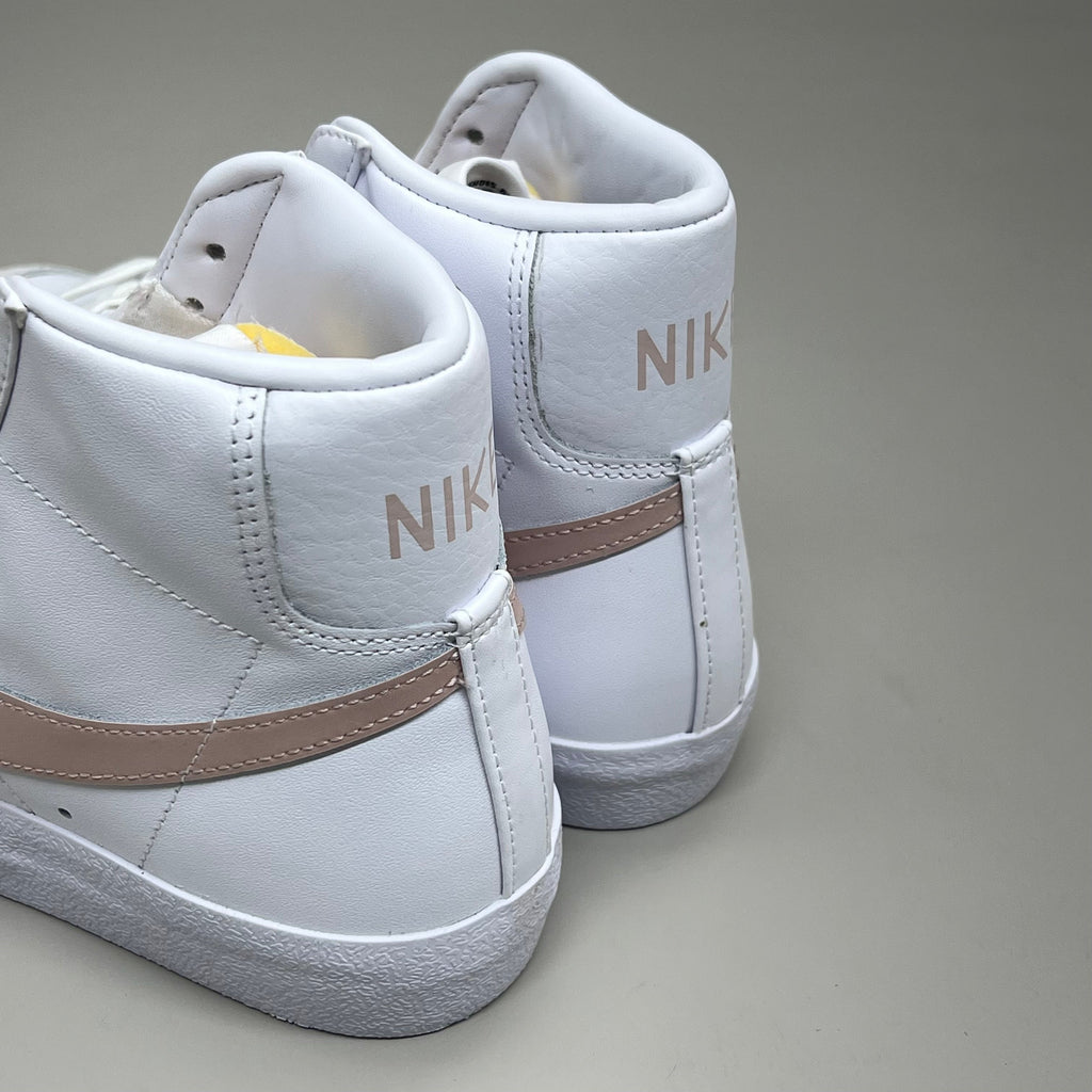 NIKE Blazer Mid '77 Retro Sneakers SZ Womens 12 Mens 10.5 White/Pink CZ1055 118