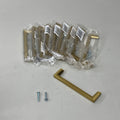 BERENSON (10 PACK) Modern Brushed Gold Pull 128mm CC Zinc 9898-1MDB-P