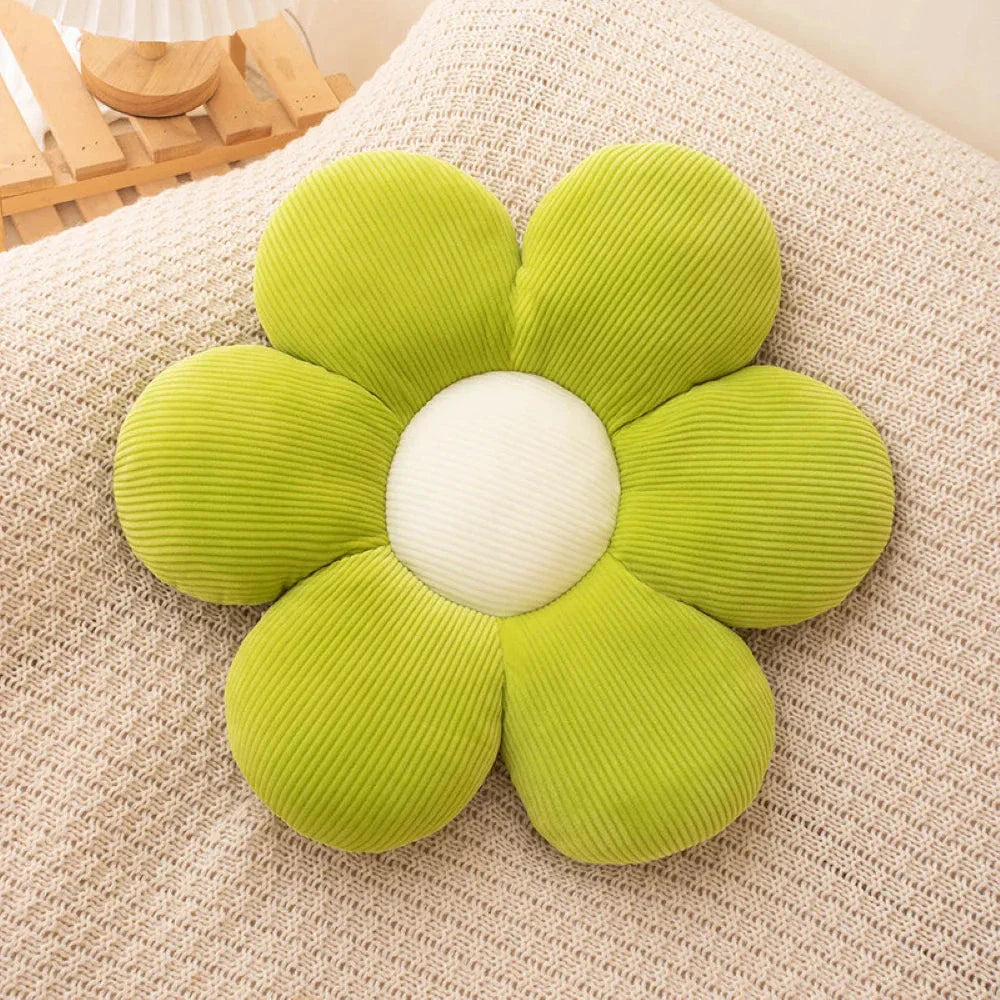 Flower-Shaped Plush Pillow – Cute Anime Cushion for Kids & Office
