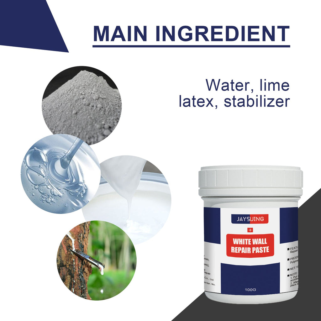 White Wall Repair Paste, Wall Maintenance Renovation Cover Repair Household Wall Repair Paste